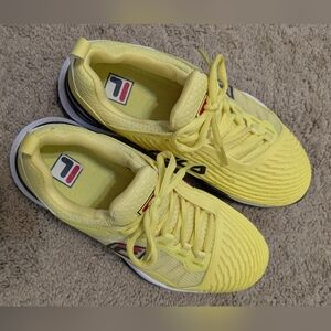 Fila Speedserve Energized 5TM01871-956 Womens Yellow Athletic Tennis Shoes